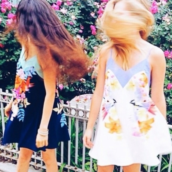 LF Bird Design Swing Dress - Picture 1 of 3